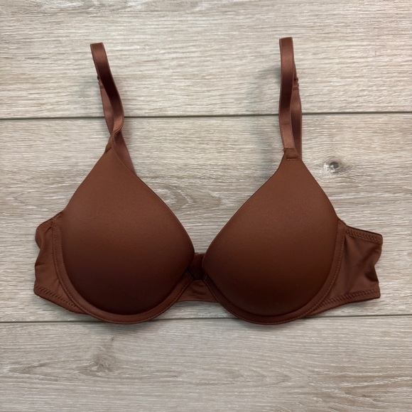 Victoria's Secret Other - Victoria's Secret PINK Brown Push Up Bra. 32B. Basics Casual
